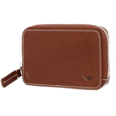 Abbildung von Golden Head Bari RFID Protect Zipped Key Case Cognac