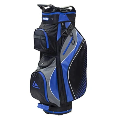 Abbildung von Longridge Deluxe Golf Cart Bag Schwarz/Char/BLAU
