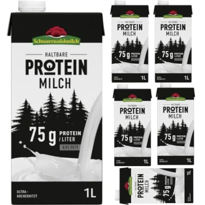 Abbildung von Schwarzwaldmilch Protein Milch 0,9% Fett 1000 mililiter x 6 Stück + pufai