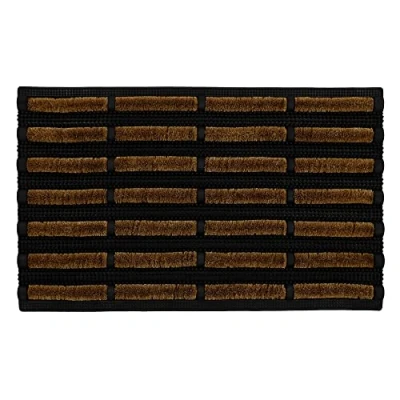 Abbildung von JVL Nimbus Gummi Fußmatte, Kokosfaser, 45 x 75 cm