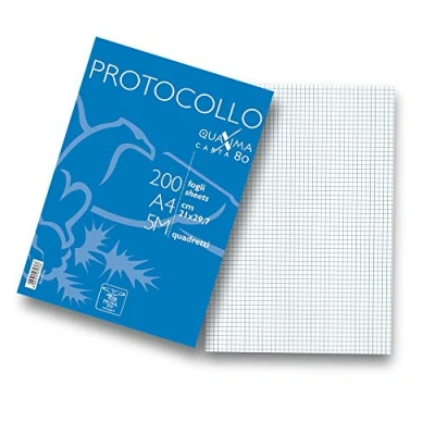 Abbildung von Pigna 02156215 M Blätter Protokoll Pigna, 5 mm, No, 80 g/qm, M, Stück 200