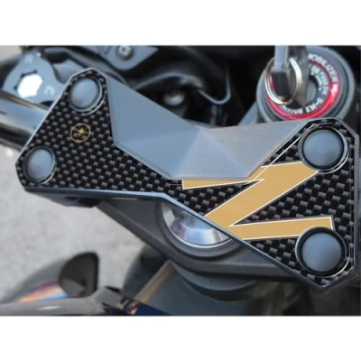 Abbildung von labelbike 3D Aufkleber für Motorrad Gabelplatte kompatibel mit KAWASAKI Z750 Z1000 z