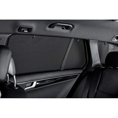 Abbildung von Satz Car Shades kompatibel mit Renault Megane IV Grandtour 2016 (6 teilig), Schwarz