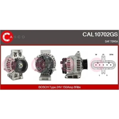 Abbildung von CASCO CAL10702GS Lichtmaschine 24V 150A
