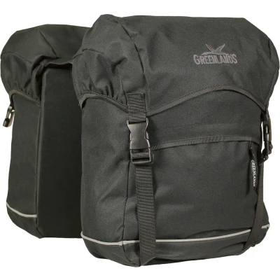 Abbildung von Doppelpacktasche Greenlands Travel 50 Liter 32 X 42 19 Cm (x2) Schwarz