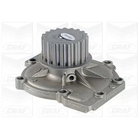 Abbildung von GRAF PA1263 Wasserpumpe 19 mit Dichtung mechanisch Stahlblech 55 für Zahnriementrieb VOLVO: 850 Kombi, Limousine