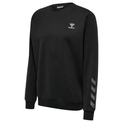 Abbildung von hummel Herren Hmloffgrid Cotton Sweatshirt, Jet Black/Forged Iron, M EU