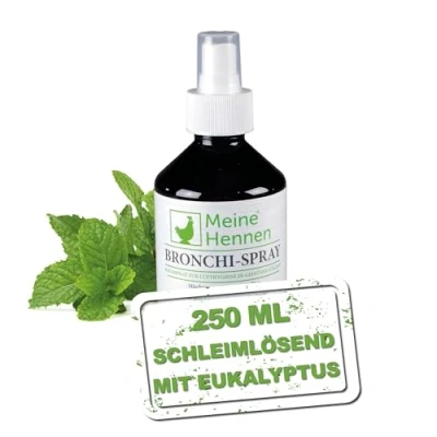 Abbildung von Meine Hennen Bronchi Spray 250 ml, Raumspray, zur Lufthygiene aus verschiedenen ätherischen Ölen Für Hühner, Tauben und Wachteln. Ihr Geflügel Unterstütung der in Hühnerställen.