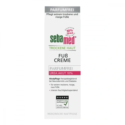 Abbildung von Sebamed Trockene Haut Parfumfrei Fusscreme Urea10%