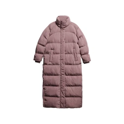 Abbildung von Superdry MAXI Longline Puffer Wintermantel, Damen, Größe: 36, Black