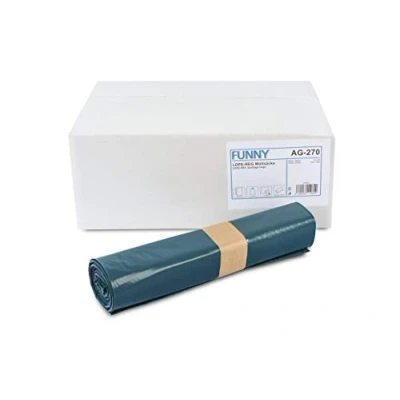 Abbildung von Funny AG 270 LDPE Müllsäcke, 575 x 1000 mm Typ60,blau,circa70L,1erPack(1x250Stück)