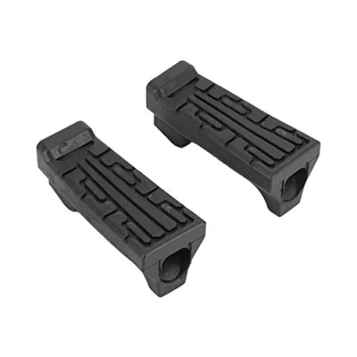 Abbildung von Broco 1 Paar Gummi vorderen Pedal Fußrasten Fit for Yamaha Ybr125