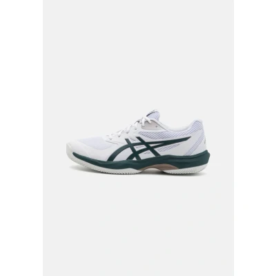 Abbildung von Asics GAME CLAY Tennisschuh für Sandplätze, Herren, Größe: 42, White/saxon green Textil/synthetik