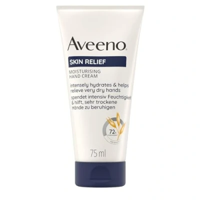Abbildung von Aveeno® Skin Relief Handcreme parfümfreie Handpflege mit beruhigendem 3 fachem Haferkomplex für sehr trockene, empfindliche Haut