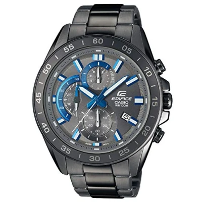 Abbildung von CASIO EDIFICE Chronograph EFV 550GY 8AVUEF, Quarzuhr, Armbanduhr, Herrenuhr, Stoppfunktion, bis 10 bar wasserdicht