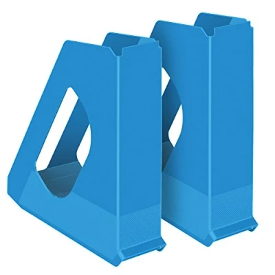 Abbildung von Esselte Stehsammler, A4, 10er Pack, Blau, VIVIDA, Europost, 623937