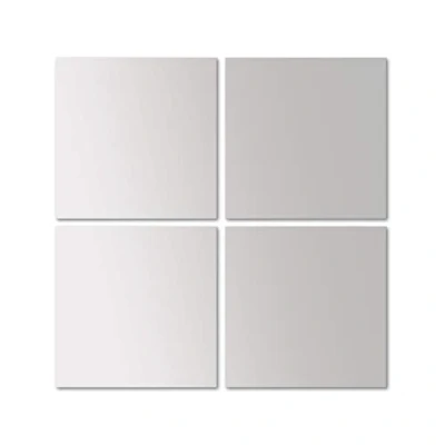 Abbildung von 4 Stück Spiegelfliesen je 30x30cm Spiegelkachel Fliesenspiegel Spiegel Wanddekoration Wandspiegel Klebespiegel