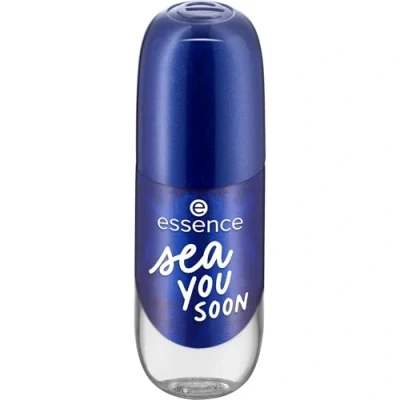 Abbildung von essence gel nail colour, Nagellack, Nr. 22, Blau, langanhaltend, Expressergebnis, schnelltrocknend, glänzend, schimmernd, acetonfrei, vegan, ohne Mikroplastikpartikel, Parfüm, 1er Pack (8ml)