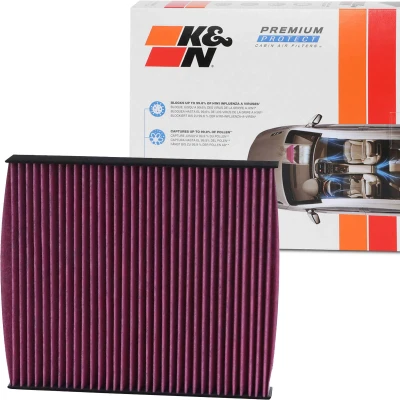 Abbildung von K&amp;N Filters DVF5003 Innenraumfilter Aktivkohlefilter 254 35 quadratisch SKODA: Fabia 2 Schrägheck, Combi, III Schrägheck