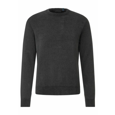 Abbildung von Street One MEN MIT Rundhals Strickpullover, Herren, Größe: Large, Schwarz