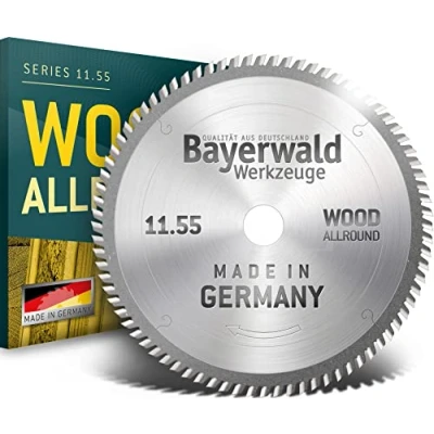 Abbildung von Bayerwald HM Kreissägeblatt Ø 250 x 2.8 30 Z=60 WZ Serie 11.55 Wechselzahn für Längs &amp; Querschnitte in Holz/Holzwerkstoffen