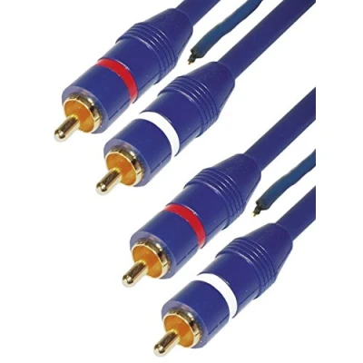Abbildung von MANAX® Audiokabel Verbindungskabel 2X Cinchstecker mit Remote Kabel 5,0 m