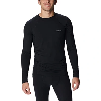 Abbildung von Columbia Midweight LONG Sleeve Sport Tshirt, Herren, Größe: Medium, Black
