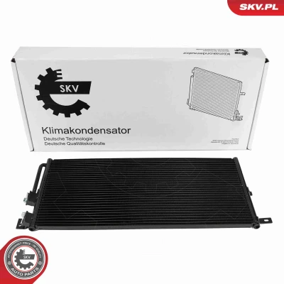 Abbildung von ESEN SKV 86SKV619 Klimakondensator ohne Trockner Aluminium 725mm JAGUAR: X Type Limousine