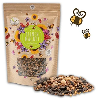 Abbildung von 500g Blumenwiese Samen für eine bunte Bienenweide Farbenfrohe &amp; nektarreiche Wildblumensamen Mischung Bienen Schmetterlinge (inkl. GRATIS eBook)