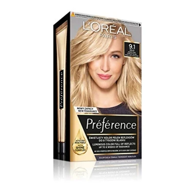 Abbildung von L&#039;Oréal Paris Préférence 9.1 Oslo Haarfärbemittel, sehr helles Aschblond
