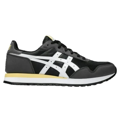 Abbildung von Asics Sportstyle Tiger Runner II Unisex Sneaker low, Größe: 43.5, Black/white Lederimitat/textil