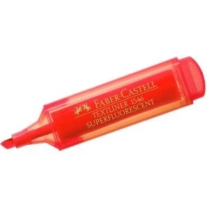 Abbildung von Faber Castell Textmarker Textliner 1546 nachfüllbar orange