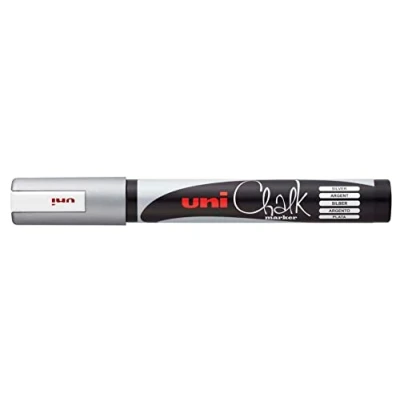 Abbildung von Uni Ball Kreidemarker Chalk PWE 5M 1,8 2,5mm silber