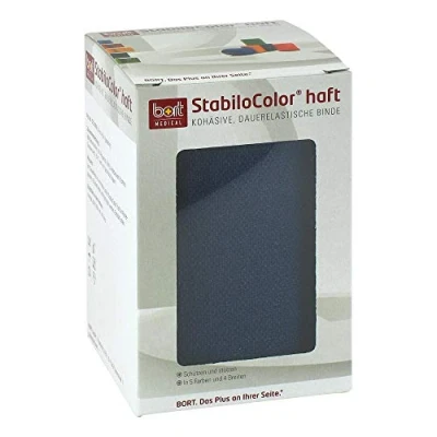 Abbildung von Bort Stabilocolor haft Binde 10cm blau