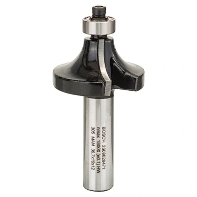 Abbildung von Bosch Professional Zubehör 2608628471 Abrundfräser 12 mm, R1 L 19 G 70 mm