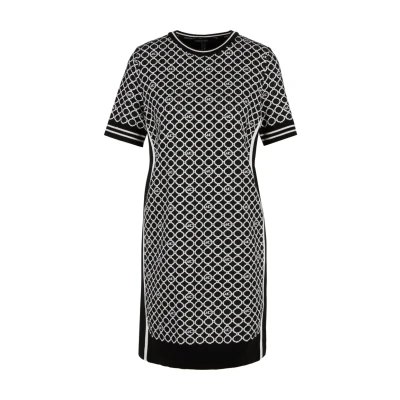 Abbildung von Marc Cain Strickkleid, Damen, Größe: 42, Black and white