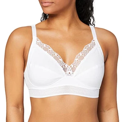 Abbildung von Playtex Damen Organic Cotton Feel Good Support x1 Bh, Weiss, 75D