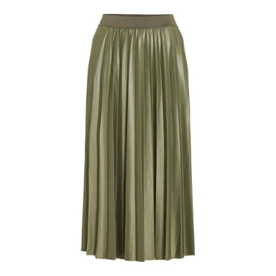 Abbildung von VILA Vinitban NOOS Alinienrock, Damen, Größe: Medium, Dusty olive