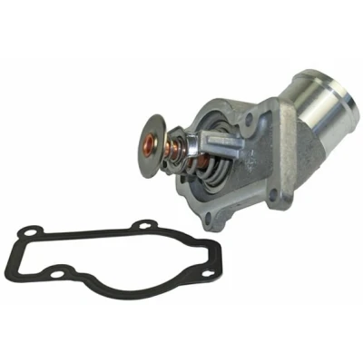 Abbildung von METZGER 4006201 Kühlwasserthermostat 83 mit Dichtung Aluminium PORSCHE: 911 Coupe, Boxster, Cabrio