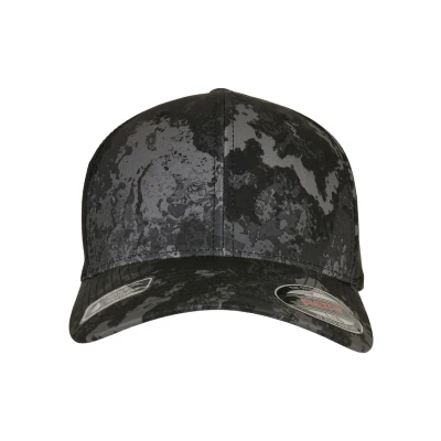 Abbildung von Flexfit VEIL CAMO Cap, Herren, Größe: L/XL, Poseidon black