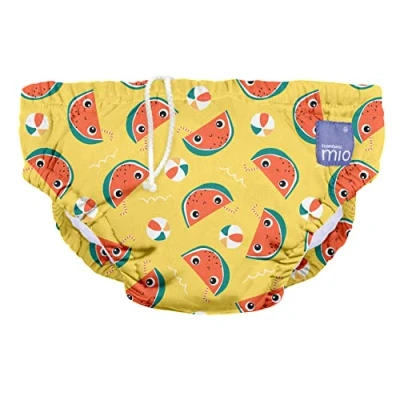 Abbildung von Bambino Mio, revolutionäre wiederverwendbare Schwimmwindel für Babys und Kleinkinder, Jungen Mädchen, Milde Melone, XL (2 Jahre+), 1 stück