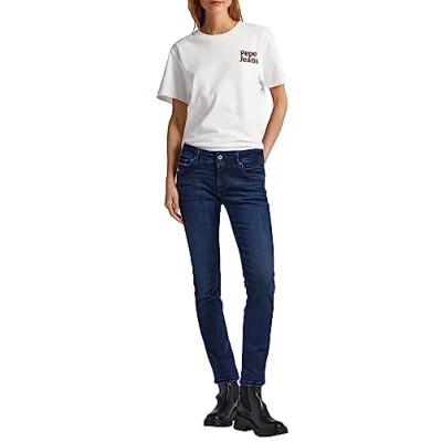 Abbildung von Pepe Jeans NEW Brooke Slim Fit, Damen, Größe: 26x32, Denim