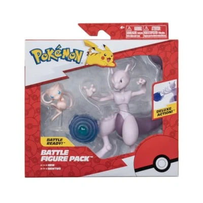 Abbildung von POKEMON FIGURE SET 2 PK MEWTWO AND MEW