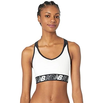 Abbildung von New Balance PACE BRA Sport BH, Damen, Größe: XS, White