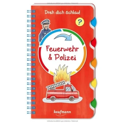 Abbildung von Dreh dich schlau Feuerwehr &amp; Polizei (Dreh schlau!: Spielen Lernen für die Vorschule / Kinder ab 5)