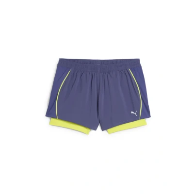 Abbildung von Puma Velocity 2IN1 kurze Sporthose, Damen, Größe: Small, Blue crystal