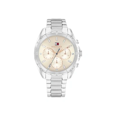 Abbildung von Tommy Hilfiger Mellie Uhr silvercoloured, Damen, Größe: One Size, Silver/coloured