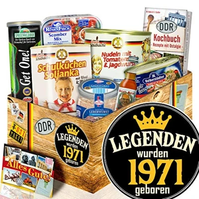Abbildung von Legenden 1971 DDR Geschenk Geburtstag Eltern Ostalgie Box
