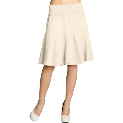 Abbildung von Caspar Alinienrock, Damen, Größe: L/XL, Beige