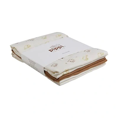 Abbildung von PIPPI Muslin Cloth 70x70 cm (3 pack), Toasted Coconut